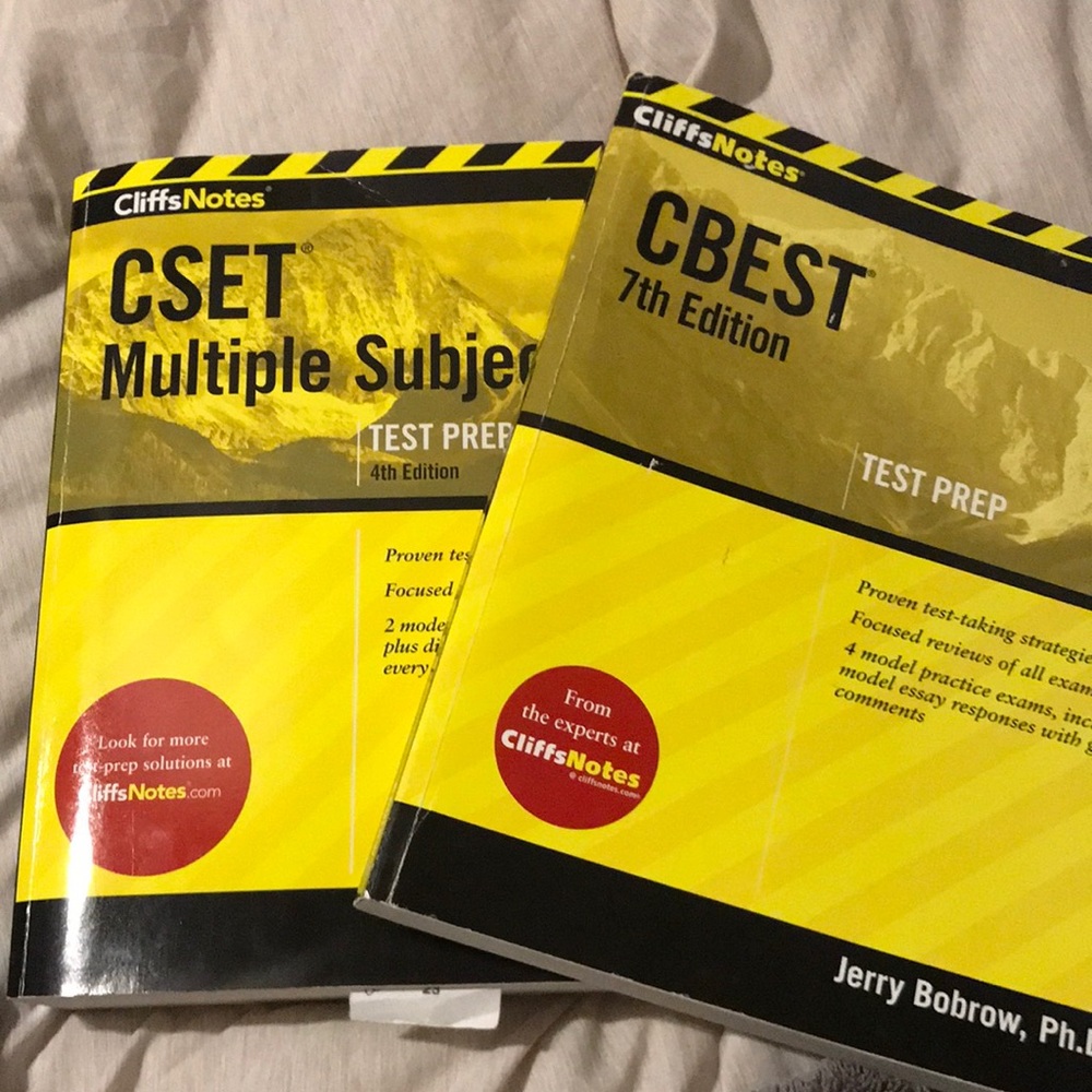 Bundle CSET and CBEST book